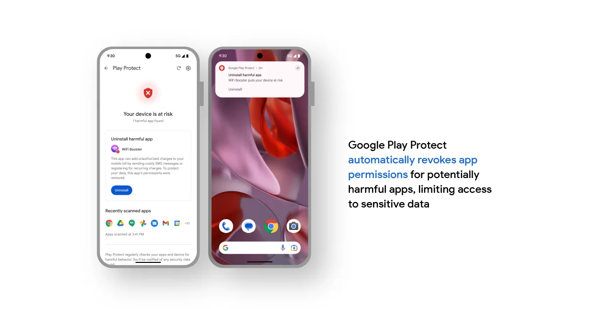 Android’de üç güvenlik kontrolü: Sürüm, sistem güncellemesi ve uygulamalar