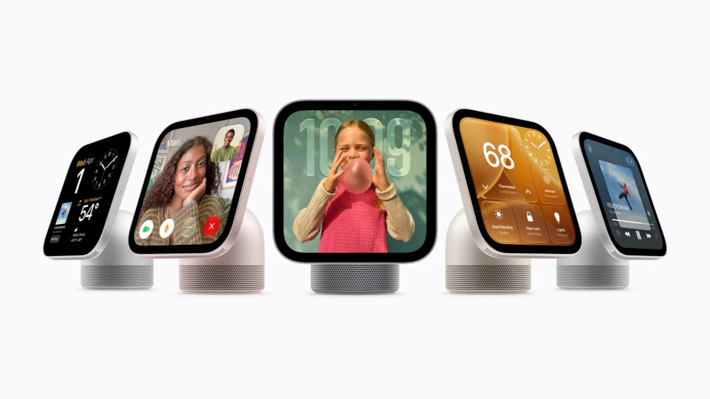 Apple HomeView cihazları, resmi Apple Newsroom görseli