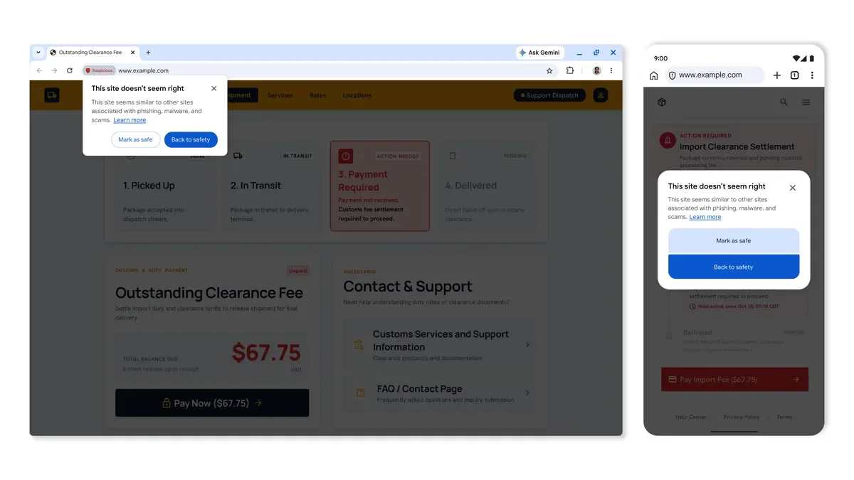 Chrome'da Yeni Dönem: Gelişmiş Güvenlik ve Dolandırıcılık Koruması