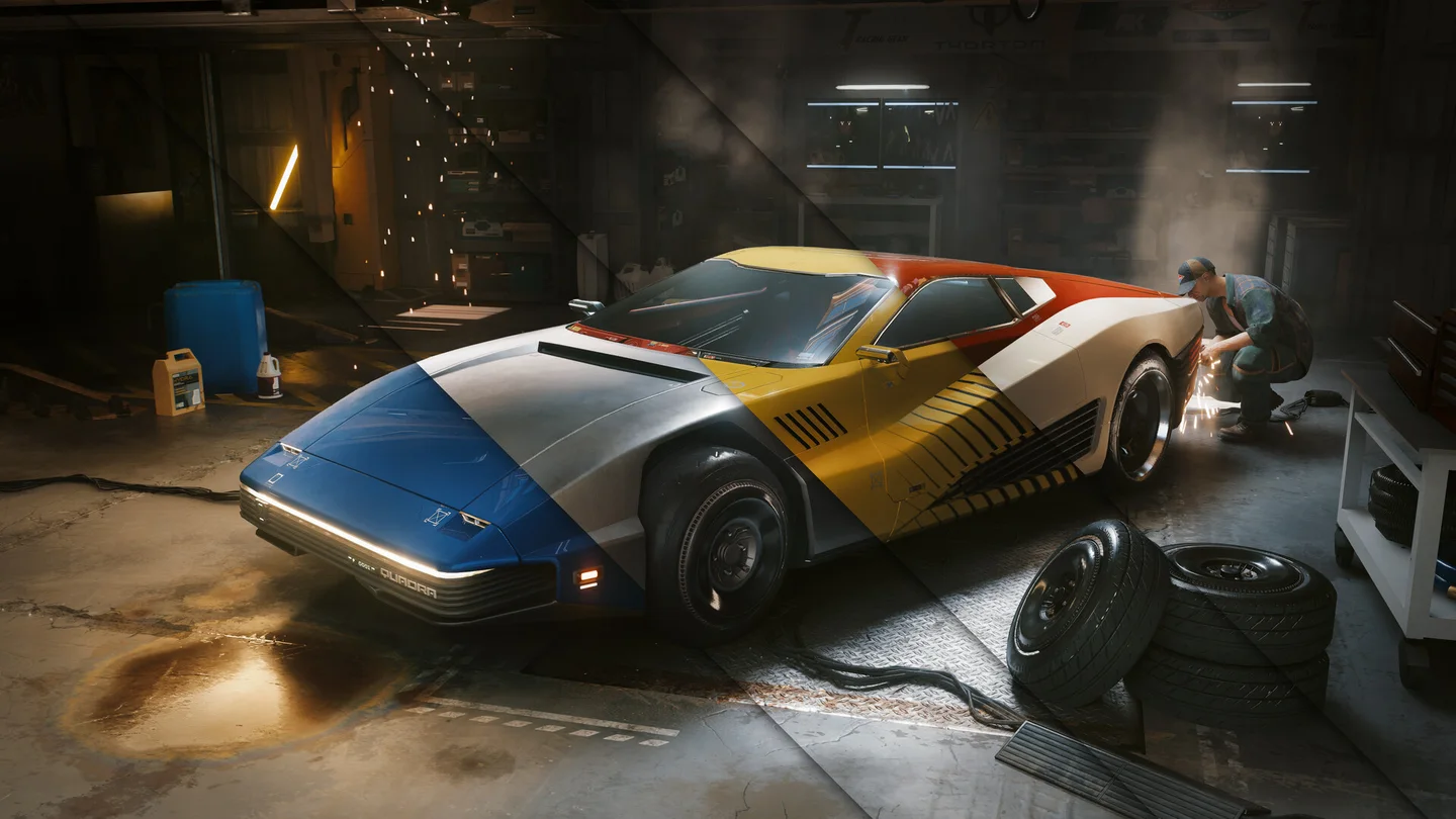 Cyberpunk 2077 resmî Steam mağaza ekran görüntüsü
