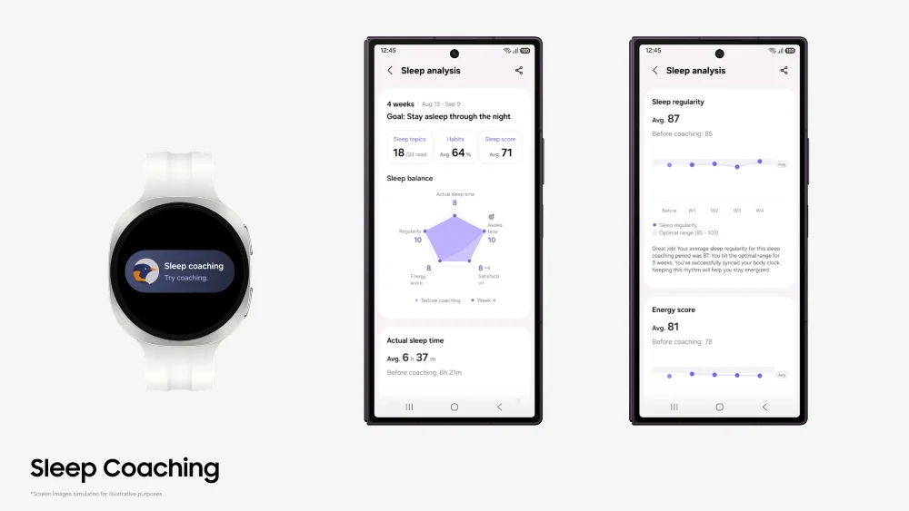 Samsung Health Güncellendi: Uyku Koçluğu ve Gelişmiş Koşu Programları