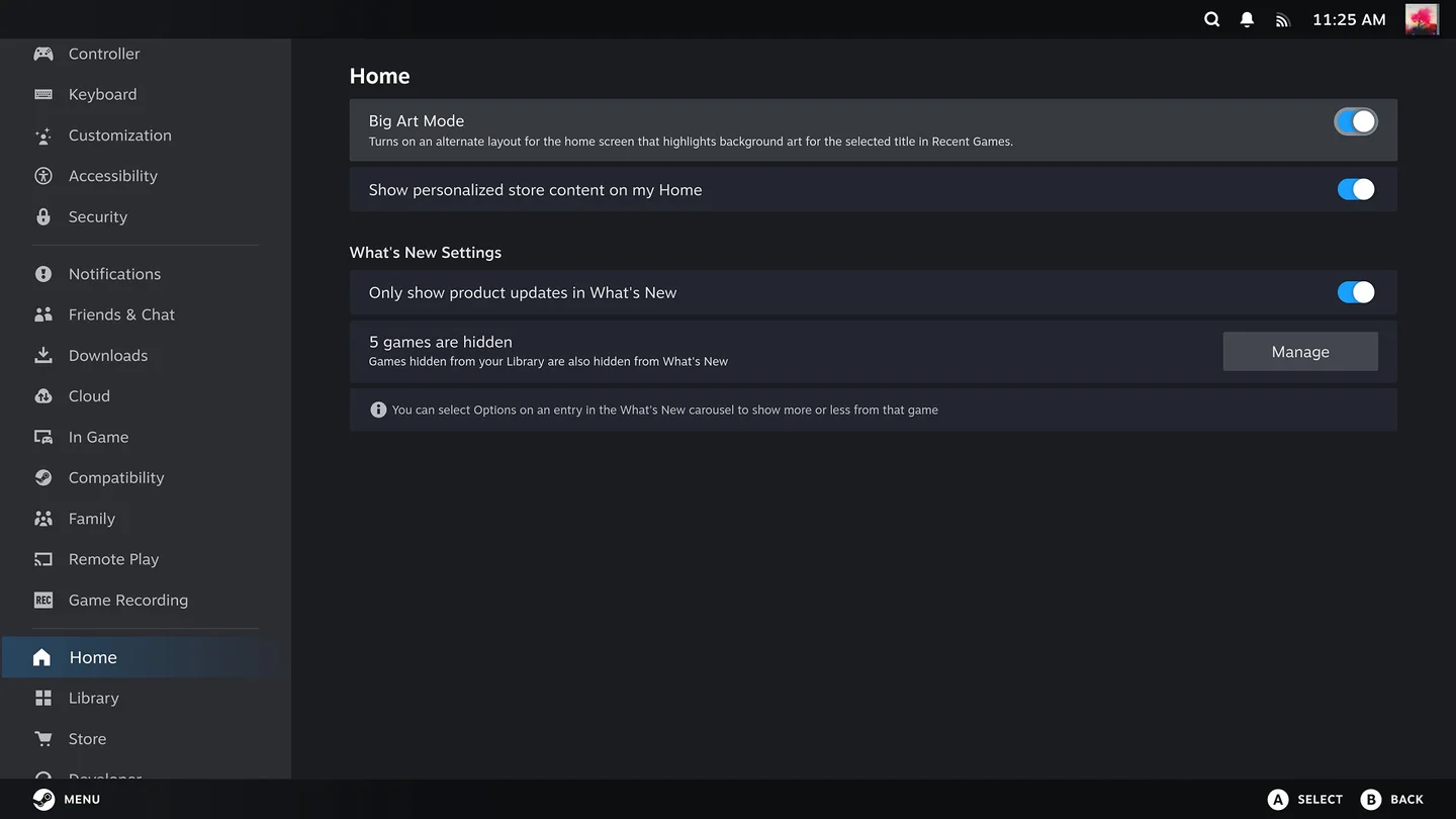 Steam İstemcisi Güncellendi: Big Picture ve Uzaktan Oynatma İyileştirmeleri