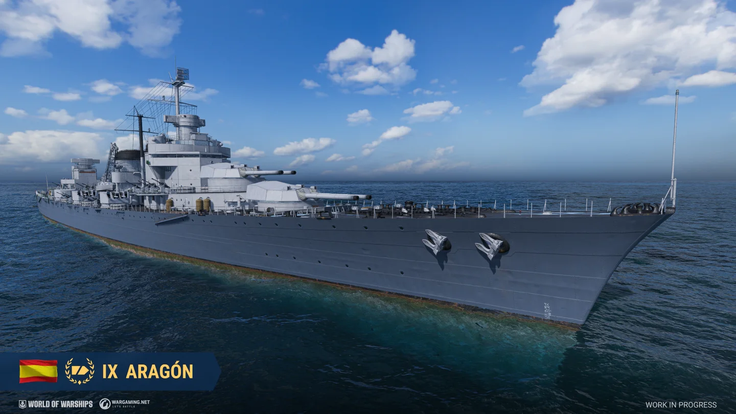 World of Warships’ Yeni Tier IX Kruvazörü Aragón: Çift Modlu Ateşleme Özelliği