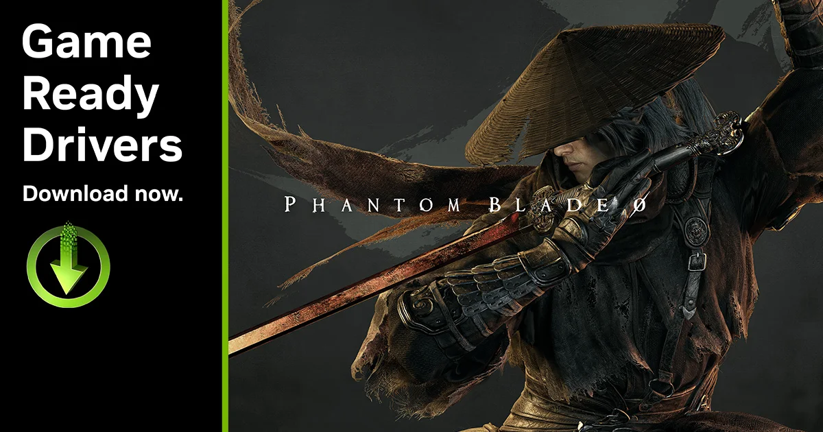 Phantom Blade Zero için NVIDIA Game Ready sürücüsünün resmî duyuru görseli
