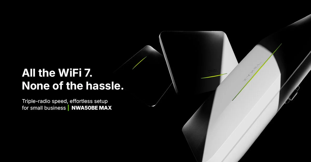 Zyxel NWA50BE MAX WiFi 7 erişim noktası